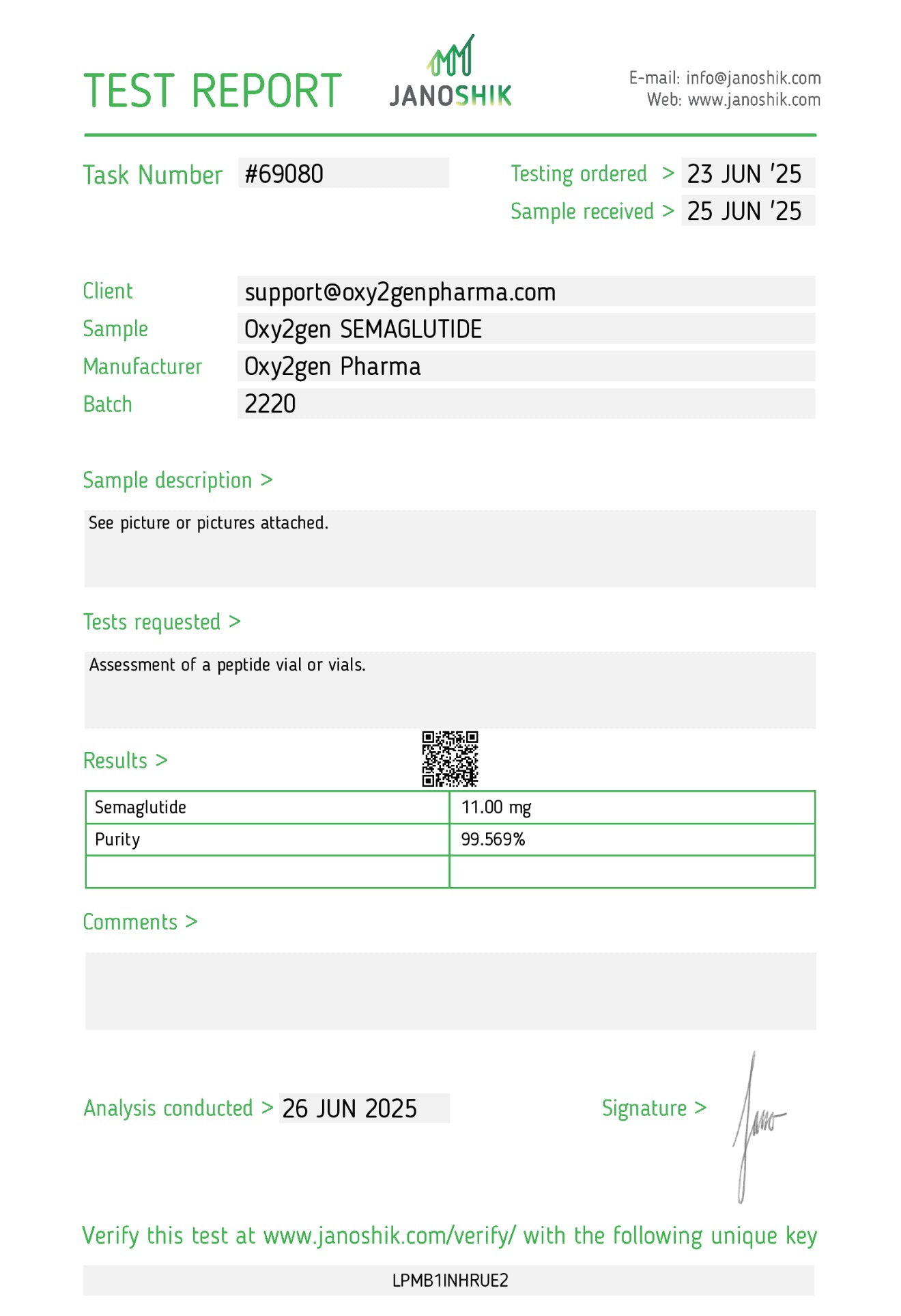 GLP-1 (S) Vial 10 mg